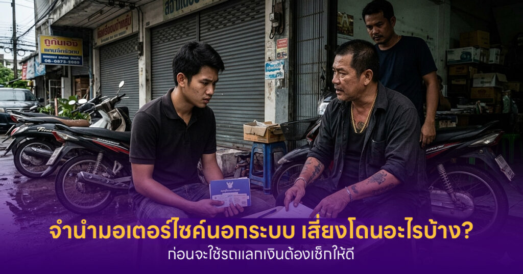 จำนำมอเตอร์ไซค์นอกระบบ